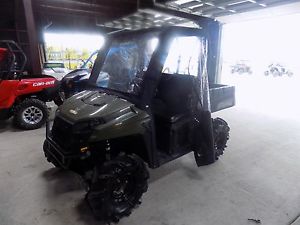 2013 POLARIS RANGER 500 GREEN HUNTING 4X4 SILVERBACKS CLEAN UTV SOFT CAB
