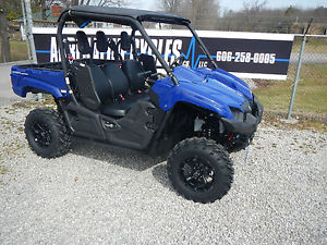 2014 Yamaha Viking 700 EPS Roof, Doors, MSA Wheels, 3500lbs Winch, Blue #164A