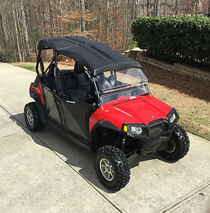 Polaris RZR 4 seater with extended warranty thru 8/18