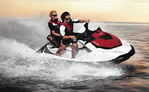 2 Sea-Doo Jet Skis with Trailer - 2012 plus several extras, 10 hours use