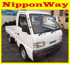 Japanese Mini Truck 1991 Suzuki Carry 4x4 Low Miles at No Reserve