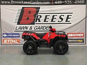 2011 POLARIS SPORTSMAN 550 XP RED 4X4 WITH WINCH LOCATED BREESE IL NO RESERVE