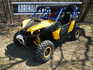 2013 Can Am Maverick 1000 R Yellow Custom Cage Bumper Doors Metal Roof #186A-DT