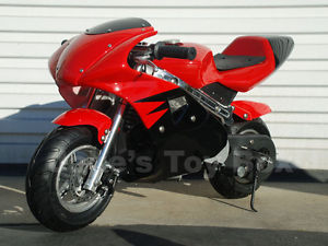 FREE SHIPPING by UPS - 4-stroke No Mixing Gas powered kiss POCKET BIKE mini bike