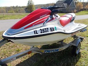 2005 HONDA F-12 AQUATRAX JET SKI - ONLY 84 HOURS! - WITH ALUMINUM TRAILER !!!