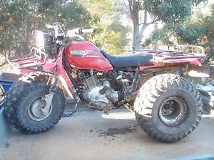 HONDA ATV 250 3 wheeler Trike Goes well Auto Needs a battery Kick stars No Rust