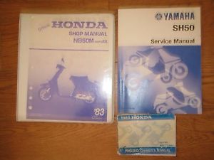 Honda NB50M / Yamaha SH50 Shop Manuals