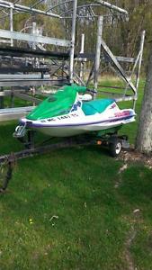 jet ski/trailer/lift 1995 Seadoo bombardi GTX 3 seater