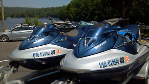 2 seadoo jetski's with trailer