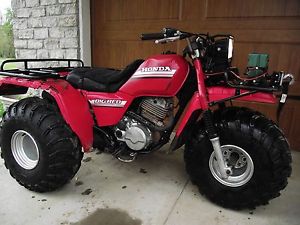 Honda 250 atc Big Red, New tires, winch, Reverse ,hunting racks and lights