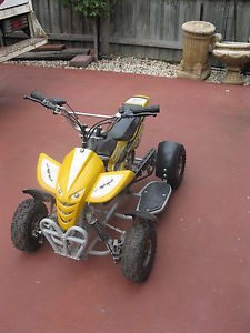 QUAD BIKE-SEE PHOTOS WENT WELL DEVELOPED FUEL LEAK WON'T START- AS IS