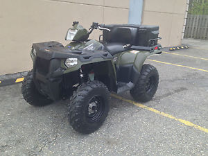 2011  POLARIS SPORTSMAN 800 HO EFI,OEM POLARIS CARGO BOX WITH SOFT BACK RESTER