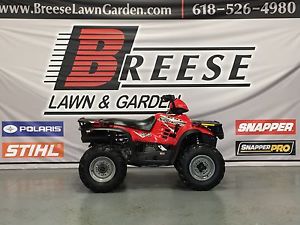 2003 POLARIS SPORTSMAN 400 4X4 RED SUPER CLEAN LOCATED IN BREESE IL LOOK NR
