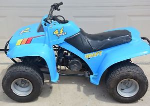 1987 Yamaha 4 Zinger 60cc Youth Four Wheeler ATV Quad Blue 2 Stroke Kids