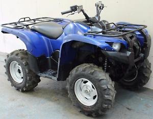 2012 BLUE YAMAHA GRIZZLY 550CC EPS 2X4 & 4X4 SELECTABLE QUAD AUTOMATIC NO V.A.T