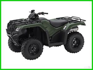 2016 Honda FourTrax Rancher 4X4 Olive (TRX420FM1G) New