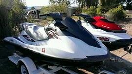 2014 Yamaha VX Sport & 2013 Seadoo GTS 130hp 3seaters low hrs like new w/trailer
