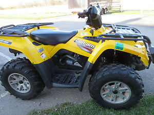 2007 CANAM OUTLANDER XT 400 H.O. WITH WINCH BUMPERS MAGS AND READY TO RIDE