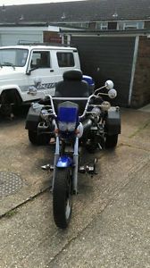 Suzuki Trike road legal barn find unfinished project disabled bobber chopper