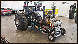 2000 Mini Rod Pulling Tractor 1500# Weight Class Chevrolet Powered WMS