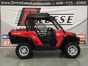 2012 CAN AM COMMANDER XT 1000 RED 4X4 SUPER CLEAN LOCATED BREESE IL NO RESERVE