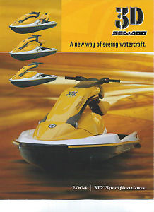 2004 Sea Doo 3D Stand Up PWC