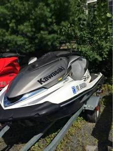 2 KAWASAKI ULTRA JET SKI'S W/ TRAILER 260LX & 250X
