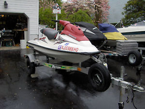JET SKI PWC 2000 SEADOO GS 5644 RED WITH 2015 ALUMINUM TRAILER AND COVER