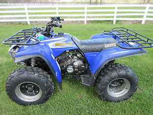 2001 YAMAHA 350 WOLVERINE 4X4  5 SPEED  NICE SHAPE WITH PLOW WINCH BIG TIRES