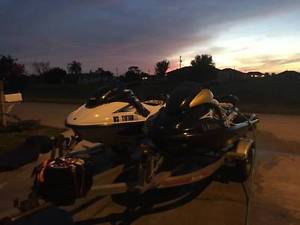 2007 + 2003 Yamaha GP1300r pwc waverunner with Trailer