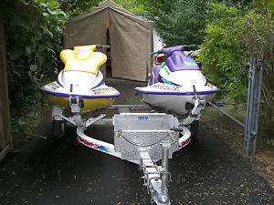 Two Seadoo's with trailer