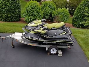 2 Seadoos and trailer