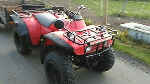 HONDA 300 BIG RED QUAD BIKE AND TRAILER  ROAD LEGAL