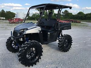 2013 Polaris Ranger 800 XP 4x4 EFI Built Lift Custom Stereo Clean 34 on 17 Roof