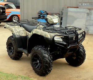 2014 FOREMAN 500 4X4 700 MILES PWR STEERING DIFF LOCK CAMO WARRANTY-7/18 SHIP