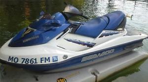 2002 SEADOO BOMBARDIER GTX DI  3-SEATER