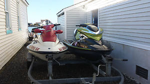 2004 SeaDoo RXP & 1999 SeaDoo GSX RFI and 2004 Yachman Double Trailer