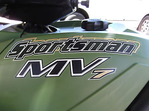 2 RARE POLARIS SPORTSMAN MV7 (MILITARY VERSION) ATV'S 700cc AUTO DUEL GAS TANKS