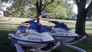 Jet ski's with trailer ** NO RESERVE**