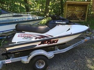 2002 Kawasaki ZXI 1100 jetski and trailer