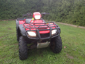 HONDA TRX500FM 2011 model 4x4 5 speed may suit farm fun hunting NO RESERVE price