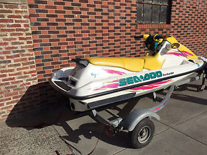 1996 Seedoo GTI jet ski with trailer