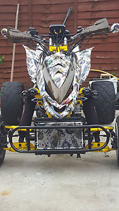 Quadzilla 450 road legal quad with honda vfr 400 nc30 conversion,hydrodipped,MOT