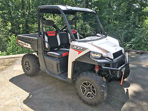 2014 Polaris Ranger XP 900 White Limited Edition Dump Bed,With Trailer