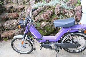 Kinetic Moped  only 70 miles 49cc gas scooter with pedals, powered bicycle style