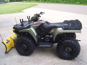 2005 Polaris Sportsman 500 High Output, 4x4, winch and plow, NEW TIRES