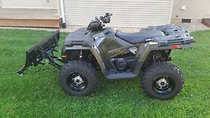 2015 POLARIS SPORTSMAN 570 EFI 4X4- SNOW PLOW- LIKE NEW