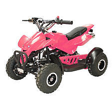 kids 50cc quad bike mini moto pink