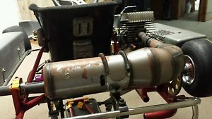 Go-cart Mar-gay chassis fresh KT-100cc. motor lots of spare parts