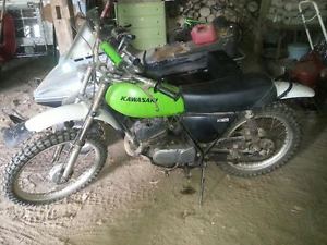 VINTAGE Kawasaki KD125 (125cc two-stroke dirt bike) ORIGINAL RUNNING condition!!